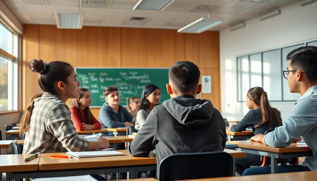 Structured study materials and learning resources on a desk